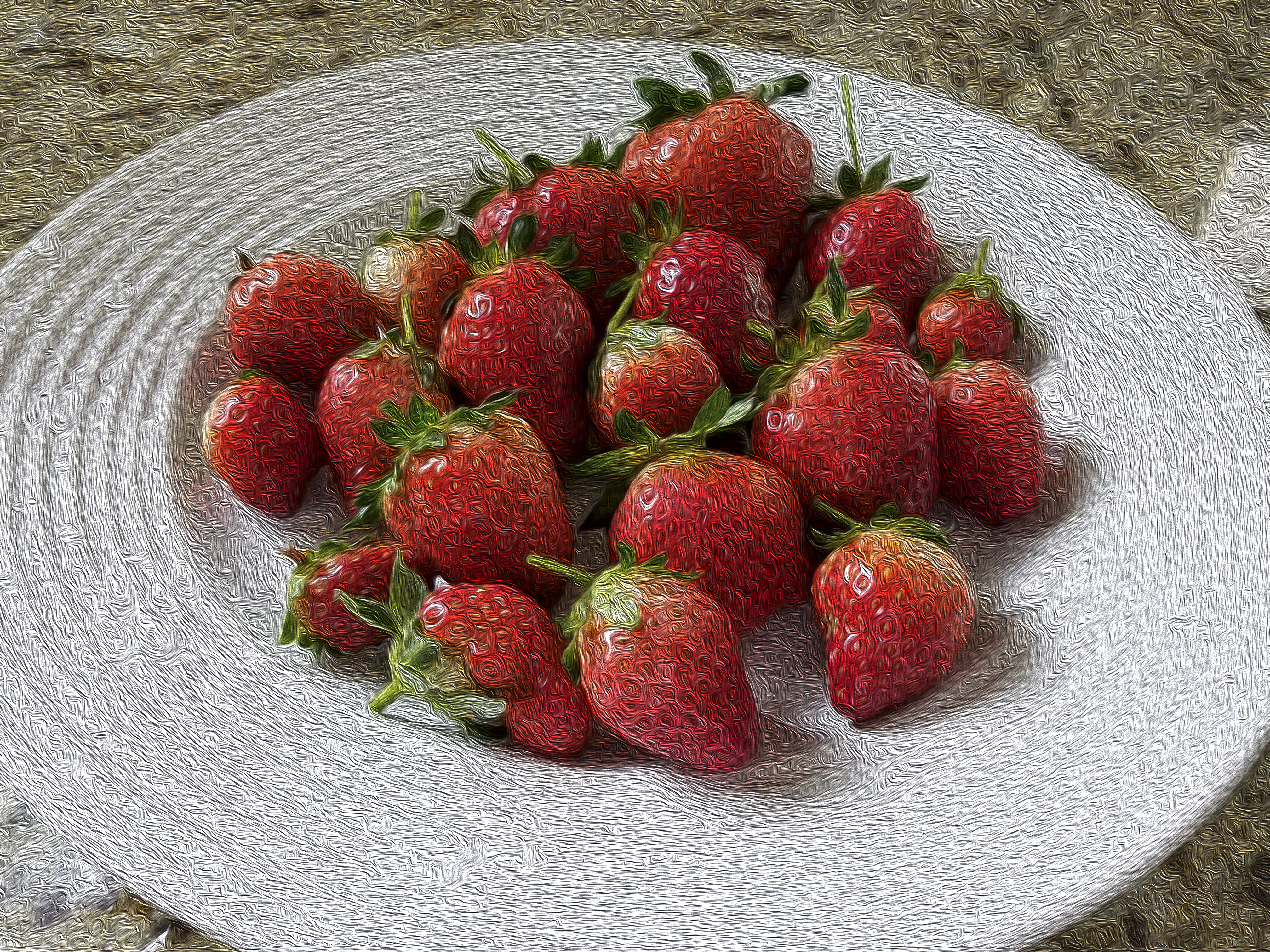 Home Garden Strawberries