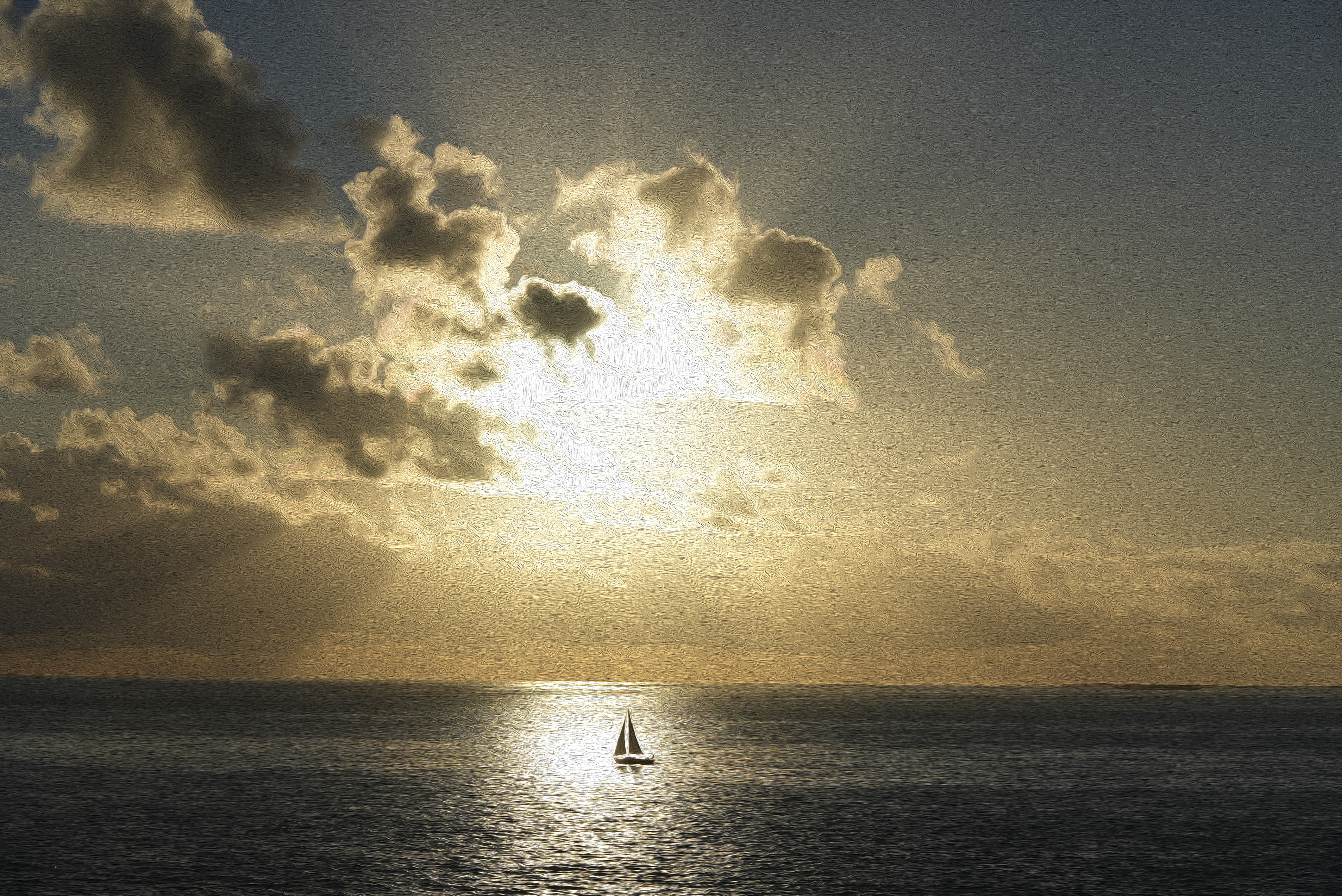 Sailing with Sun Rays